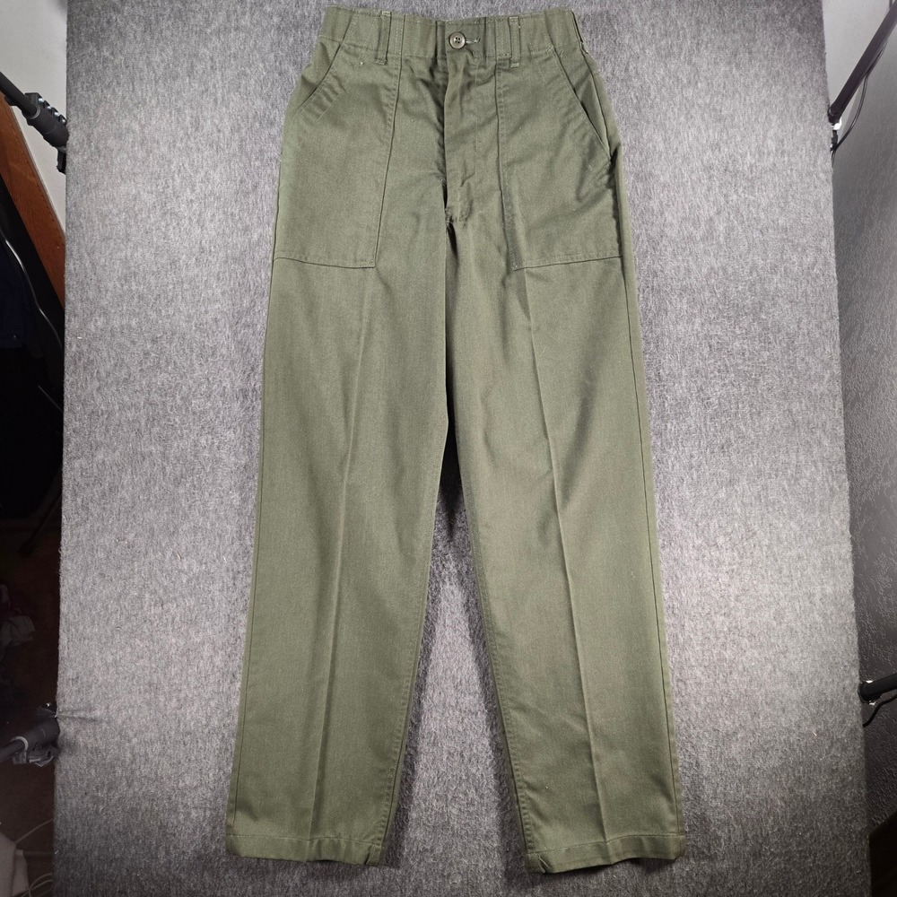 Vintage 70s 80s US Army OG-507 Fatigue Pants Measure Size 28x31 Utility Trousers